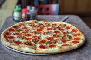 Pizza offered at Brooklyn Pizza Parlor