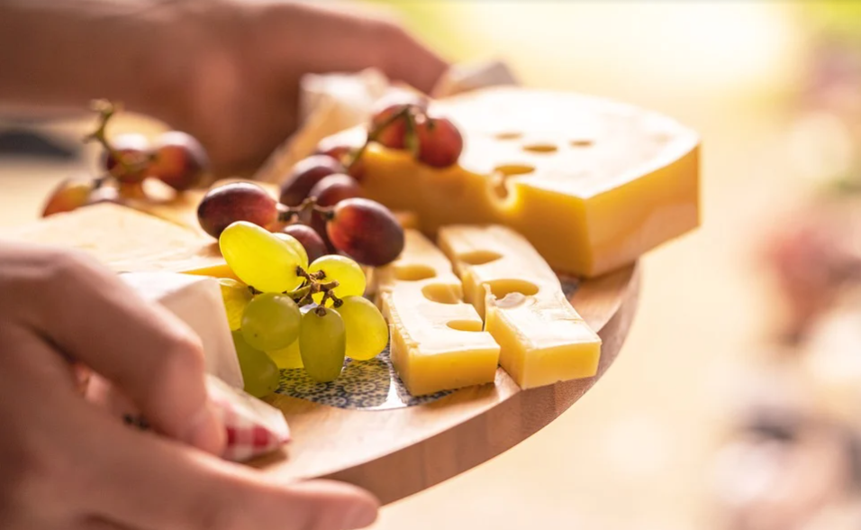 Cheese is a good snack to nourish your tooth enamel and your cravings.